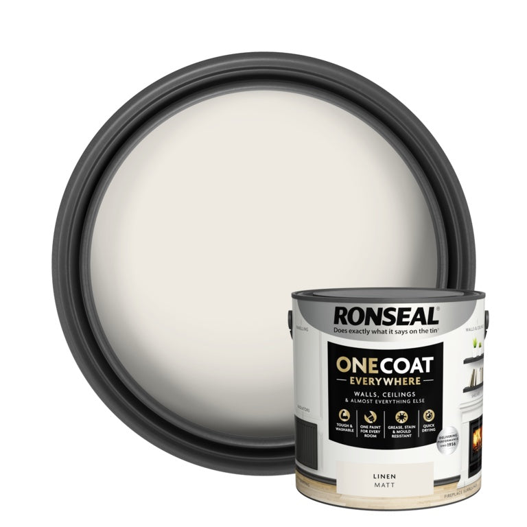 Ronseal One Coat Linen Matt 2.5L Ronseal One Coat Linen Matt 2.5L
